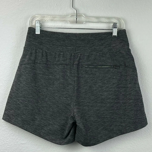 Athleta Shorts Women's Sz ST Metro Downtown Wide Leg Mid Rise Pocket Gray - Picture 2 of 10